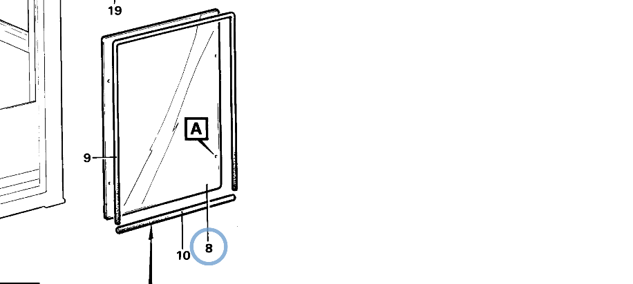 11104112 - Door Window Pane