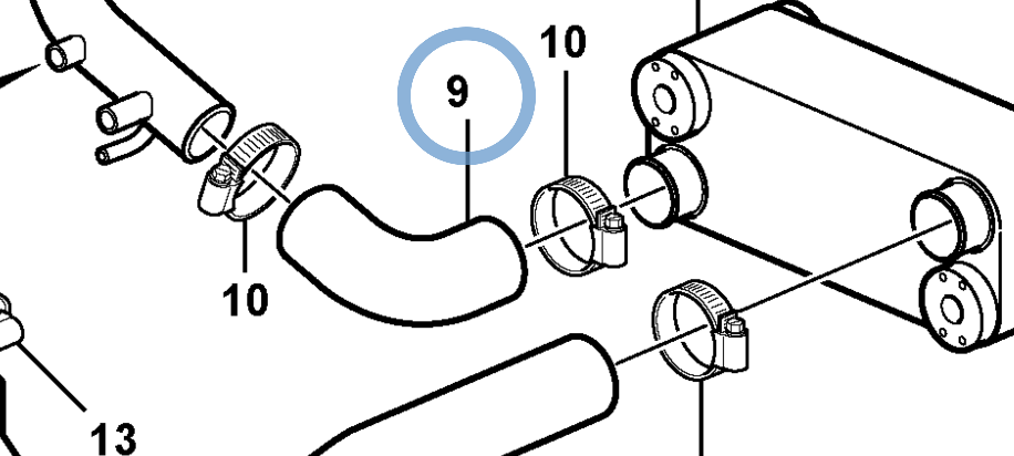 11148336 - Radıator Hose