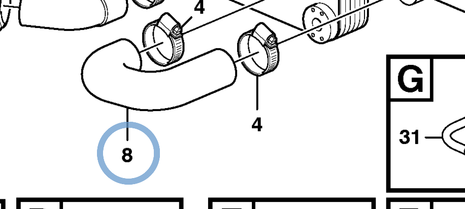 11172882 - Radıator Hose