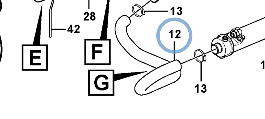 11411228 - Radıator Hose