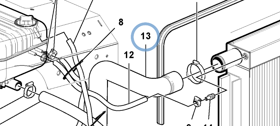 12745285 - Radıator Hose