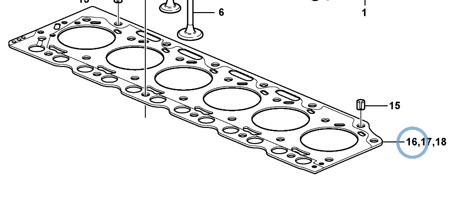 20798186 - Cylinder Head Gasket