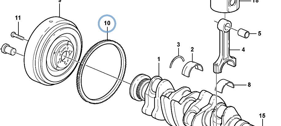 21033328 - Starter Gear Rıng