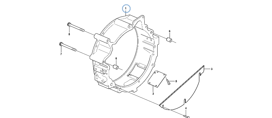 21044436 - Flywheel Housıng