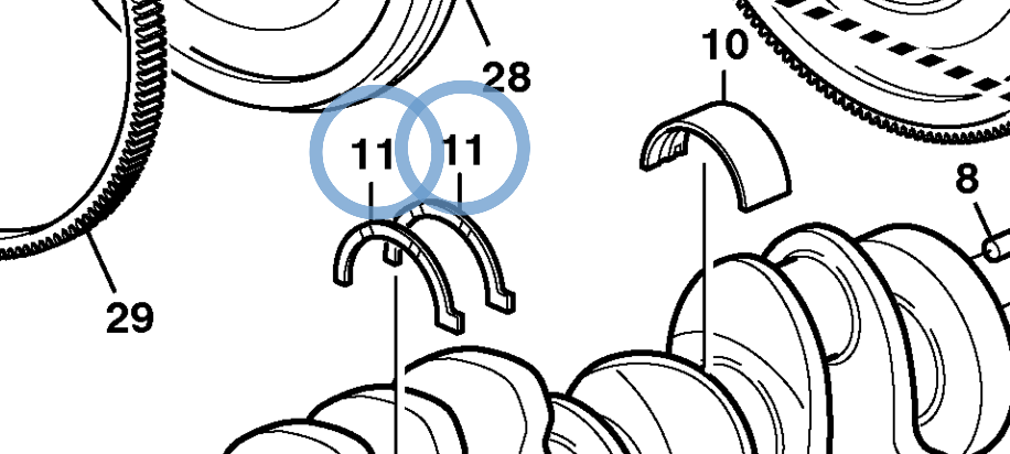 21267844 - Thrust Washer Kıt